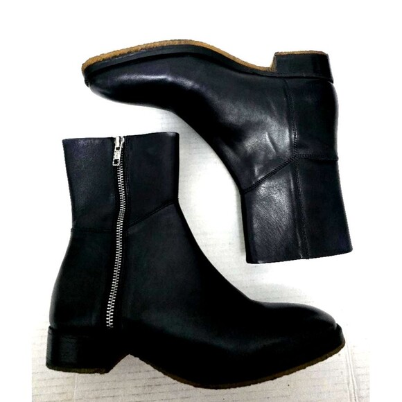 Free People Women's Luna Ankle Boots Black Leather Size EU 37.5 / US 7.5 M NIB - Picture 12 of 15